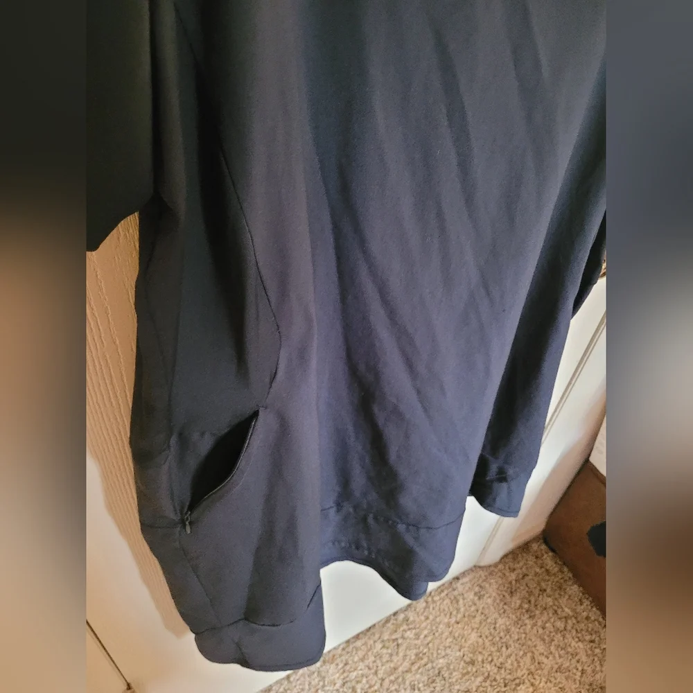 Adidas Oversized Black Lightweight Athleisure Dress Womens Plus Size 3XL - Picture 5 of 7